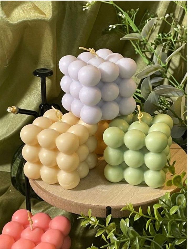 Delish Aroma™ Scented Bubble Candle – Premium Soy Wax for Home Décor