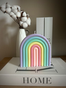 Handmade Pastel Rainbow Arch Candle | Aesthetic Home Décor | Scented Soy Wax Candle