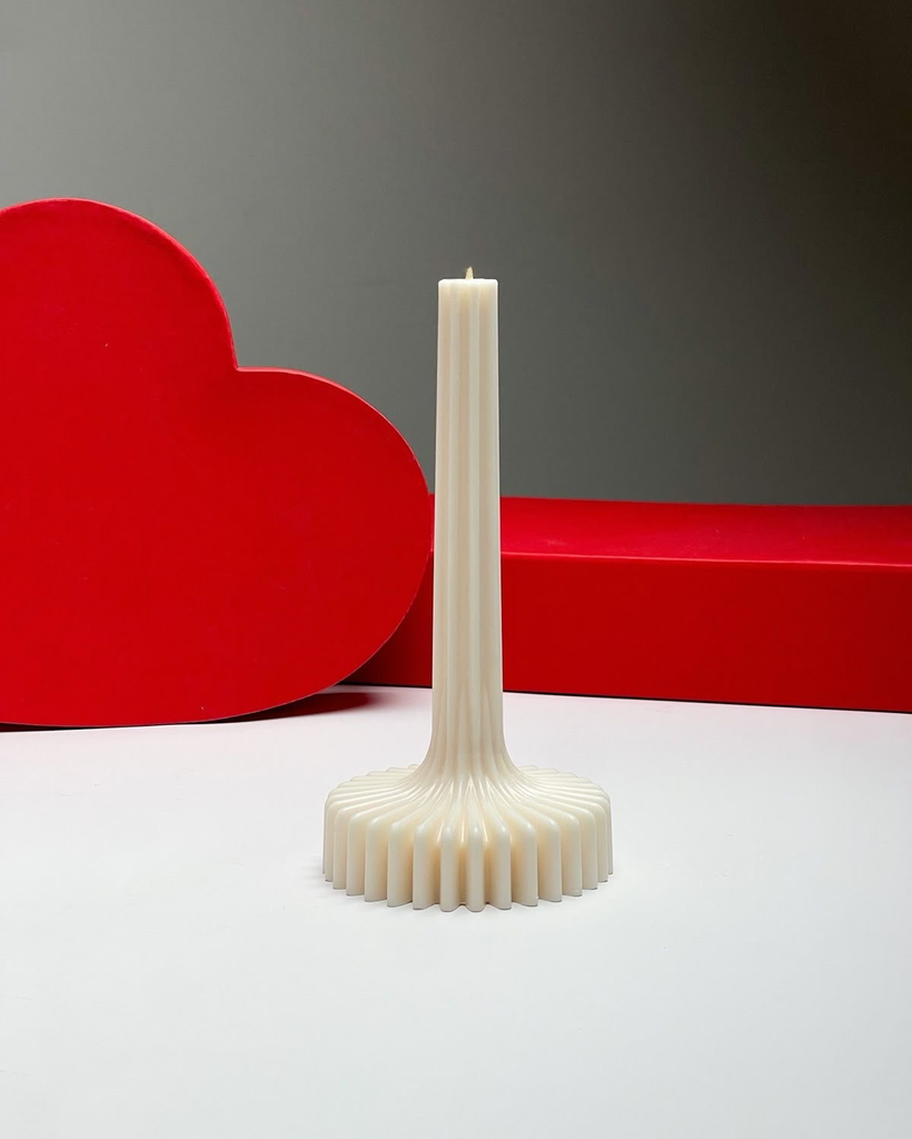 Luxury Ribbed Sculptural Soy Wax Candle | DeLish Aroma®